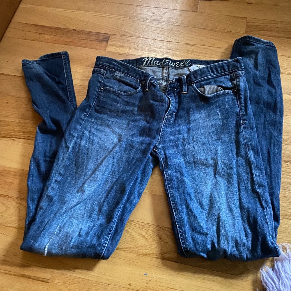 Madewell skinny low rise jeans
